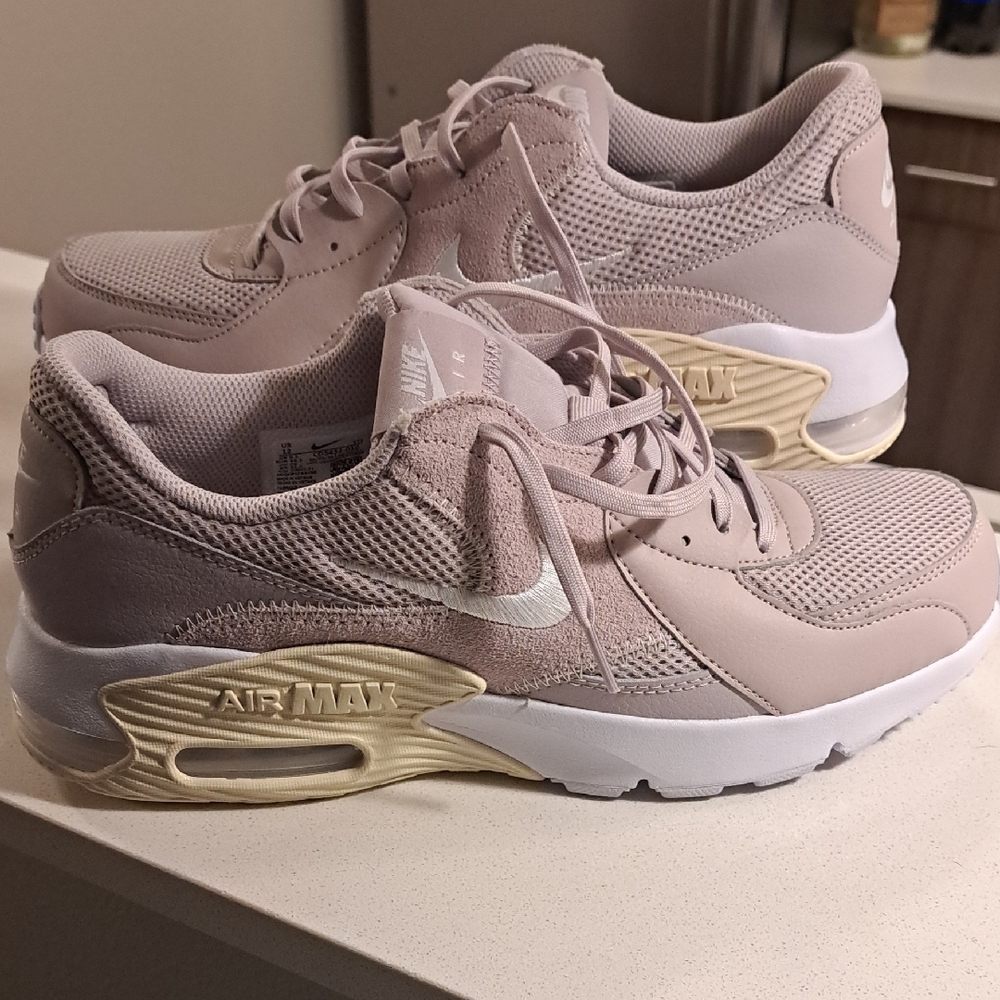 Nike Women's Air Max Sneakers - Light Pink and Beige